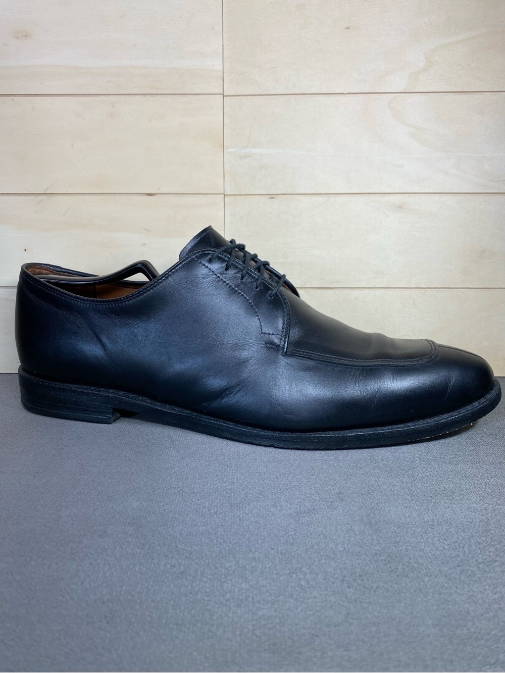 Allen Edmonds Delray Oxfords Men's Size 11 D Dress Shoes Black Leather Apron Toe